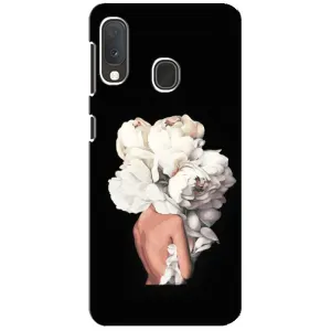 Чехлы (ART) Цветы на Samsung A20e (VPrint)