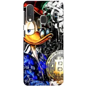 Чехли для Самсунг Ґалаксі А20е - Scrooge MagDag (PREMIUMPrint) (Біткойн Скрудж)