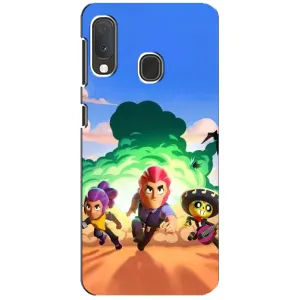 Чехол для Samsung A20e Бравл Старс (VPrint) (Бравел Старс)