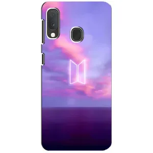 Чехлы BTS для Samsung A20e (AlphaPrint) (BTS логотип)