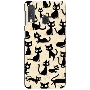 Чохол з малюнком кіт на Samsung A20e