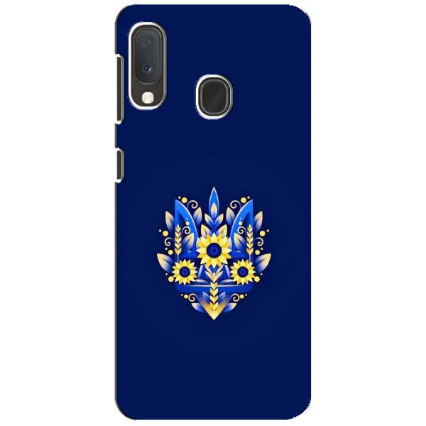 Чохол з принтом «Квітковий Герб» для Samsung Galaxy A20e