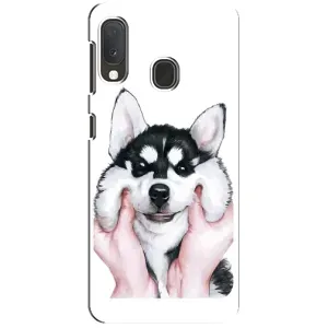 Чехлы с собаками для Samsung A20e (VPrint) (Довольный Хаски)