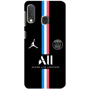 Чохли PSG для Samsung A20e (AlphaPrint) (футболка ПСЖ)