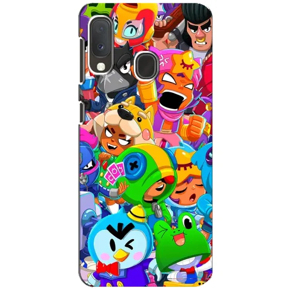Чохол з принтом «Герої Бравл Старс» для Samsung Galaxy A20e