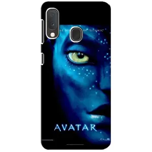 Чехлы с фильма АВАТАР для Samsung A20e (AlphaPrint) (глаз Аватара)