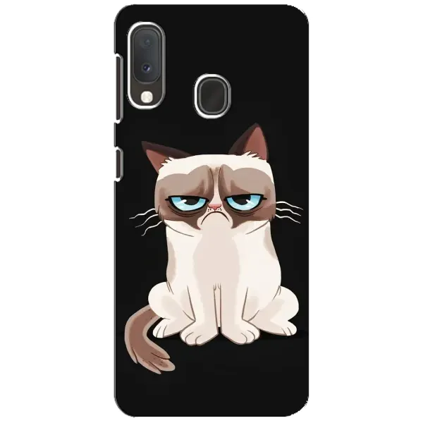 Чохол з принтом «Сумний кіт» для Samsung Galaxy A20e