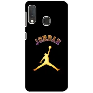 Чехлы для Samsung A20e - с картинкой JORDAN (AlphaPrint) (Jordan Gold)