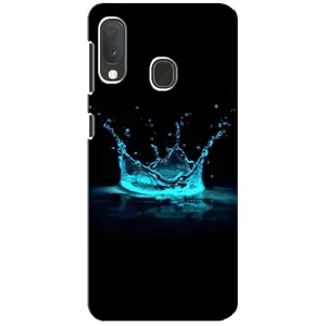 Чохол з Короною Самсунг Ґалаксі А20е - (AlphaPrint) (Крапля корони)