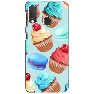 Чехлы с Фруктами для Samsung A20e (VPrint) (Кексики)