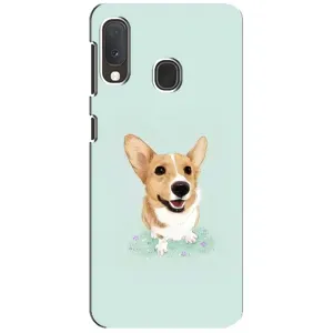 Чехлы с собаками для Samsung A20e (VPrint) (Корги)