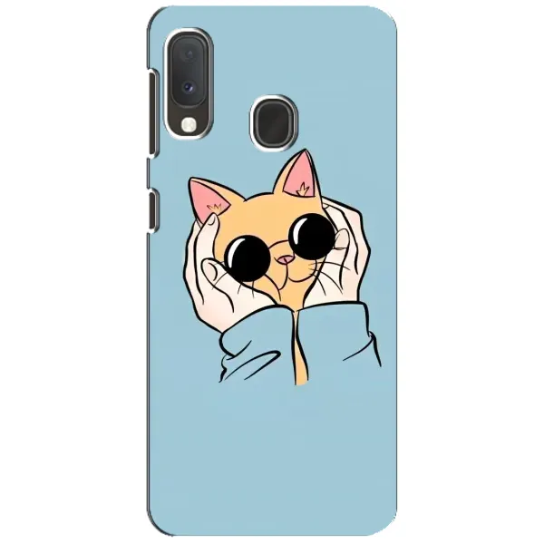 Чехол с принтом «Котик в очках» для Samsung Galaxy A20e Чехол с принтом «Котик в очках» для Samsung Galaxy A20e
