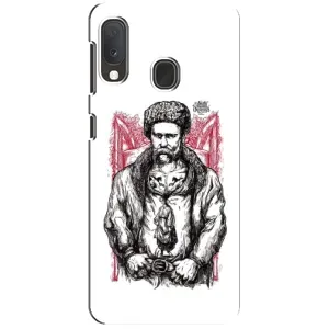Чохли для Samsung A20e с принтом Тараса Шевченко (AlphaPrint) (Козак Шевченко)