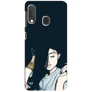 Чохол з друком для Samsung A20e - (Мода) (AlphaPrint) (Гарна дівчина)