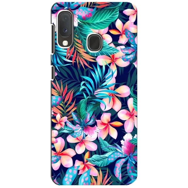 Чехол с принтом «Красочные цветы» для Samsung Galaxy A20e