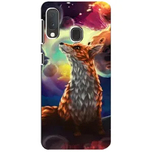 Чохли з картинкою Лисичка для Samsung A20e (VPrint) (Лисичка в космосі)