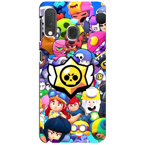 Чохол з принтом «Лого Brawl Stars» для Samsung Galaxy A20e