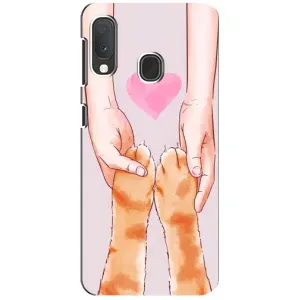 Чохол на Самсунг Ґалаксі А20е з Котиками (VPrint)