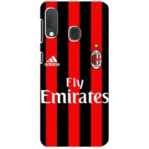 Чехлы для Samsung A20e (VPrint) - Футбольные клубы (Milan)