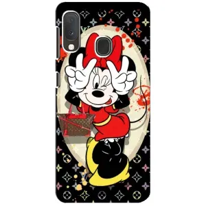 Чохол Disney Mouse Samsung A20e (PREMIUMPrint) (Мінні peace)