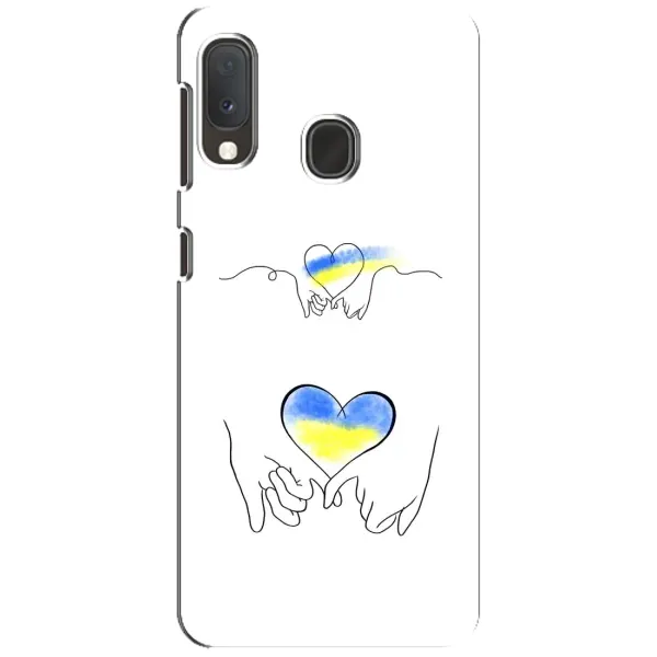 Чохол з принтом «Мир Україні» для Samsung Galaxy A20e