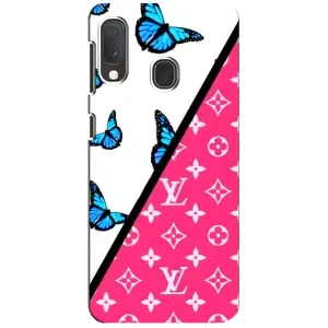 Бренднові Чохли для Samsung A20e - (PREMIUMPrint) (Мода LV)