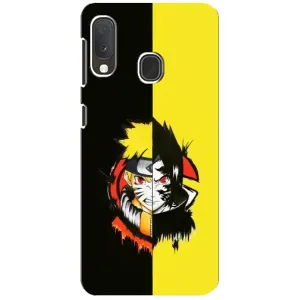 Naruto Anime Чехлы для Самсунг Галакси А20е (AlphaPrint) (Наруто-Итачи)