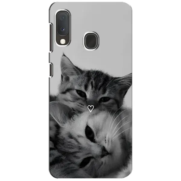 Чохол з принтом «Пара котів» для Samsung Galaxy A20e