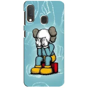 Чохли для Samsung A20e - Bearbrick Louis Vuitton (PREMIUMPrint) (Плач Bearbrick)