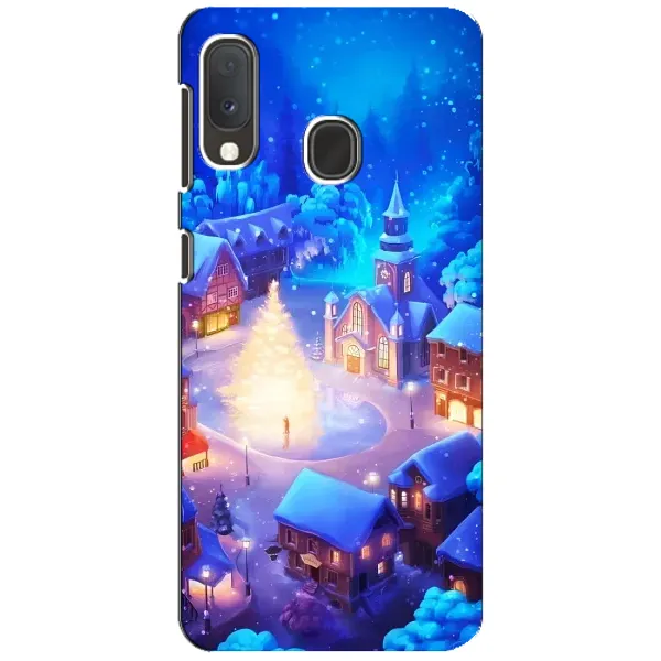 Чехол с принтом «Рождественский город» для Samsung Galaxy A20e