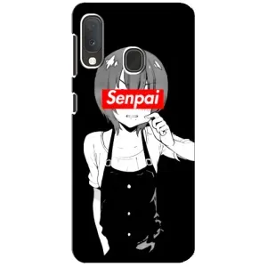Чехлы Персонажи Аниме Наруто для Samsung A20e (AlphaPrint) (Senpai)