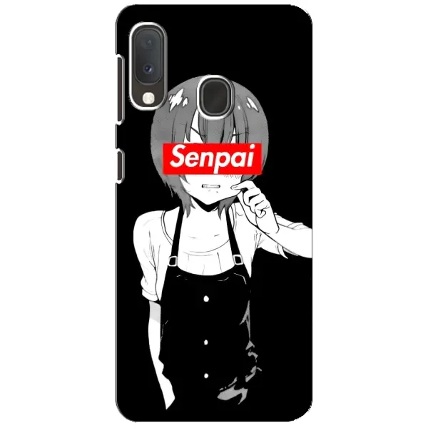 Чохол з принтом «Senpai» для Samsung Galaxy A20e
