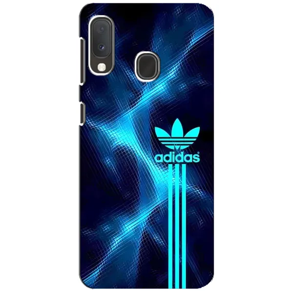 Чохол з принтом «Синій Адідас» для Samsung Galaxy A20e