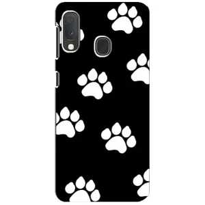 Чехлы с собаками для Samsung A20e (VPrint) (Следы собаки)