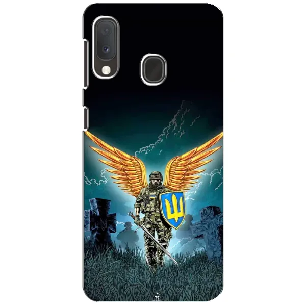 Чохол з принтом «Солдат ЗСУ» для Samsung Galaxy A20e