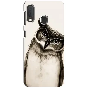 Чехол с птицами на Samsung A20e (VPrint) (Сова)