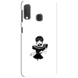 Чехлы Венсдей на Samsung A20e Уэнсдей (AlphaPrint) (танец Уэнздей)