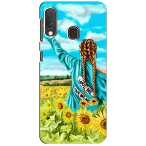 Чохол для Патріота України Samsung A20e - (AlphaPrint) (Україночка)