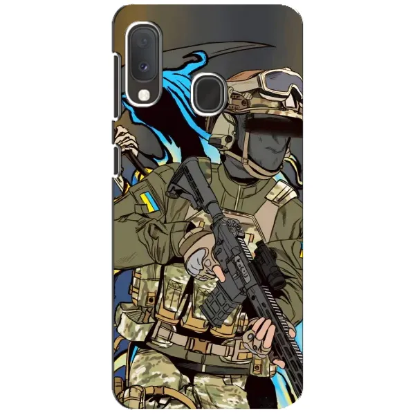 Чохол з принтом «Воїн ЗСУ» для Samsung Galaxy A20e