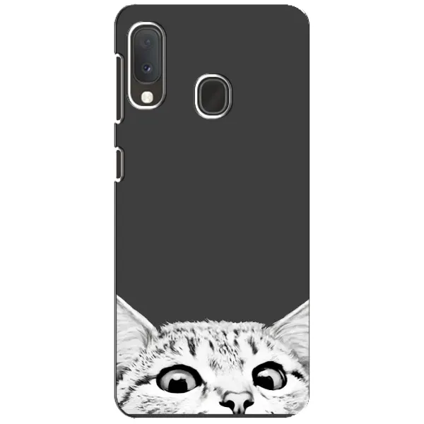 Чехол с принтом «Выглядывает кот» для Samsung Galaxy A20e Чехол с принтом «Выглядывает кот» для Samsung Galaxy A20e