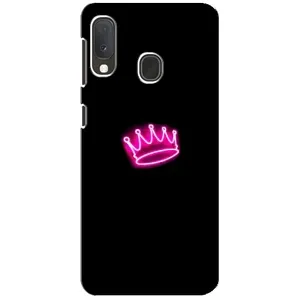 Чохол з Короною Самсунг Ґалаксі А20е - (AlphaPrint) (Яскрава корона)