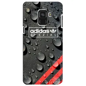 Чехлы Адидас для Samsung A8 Plus,  A730F (AlphaPrint) (Адидас принт)