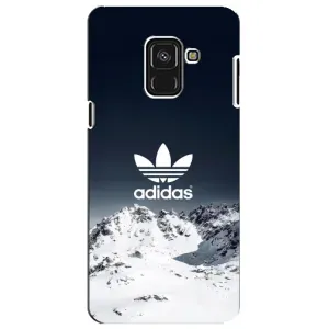 Чехлы Адидас для Samsung A8 Plus,  A730F (AlphaPrint) (Адидас в горах)