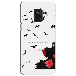 Чехлы на тему: Итачи Учиха для Samsung A8 Plus,  A730F (AlphaPrint) (Akatsuki)