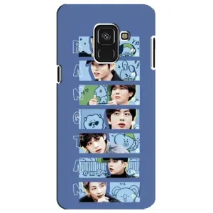 Чехлы BTS для Samsung A8 Plus,  A730F (AlphaPrint) (Bangtan)