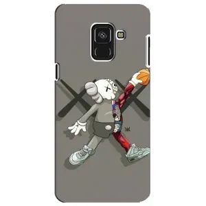 Чехлы для Samsung A8 Plus, A730F - Bearbrick Louis Vuitton (PREMIUMPrint) (Беарбрик Джордан)
