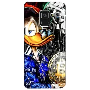 Чехлы для Самсунг А8 Плюс 2018, А730Ф - Scrooge MagDag (PREMIUMPrint) (Биткойн Скрудж)