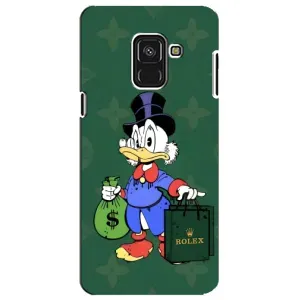 Чехлы для Samsung A8 Plus, A730F - Скрудж МакДак Louis Vuitton (PREMIUMPrint) (Богатая Утка)