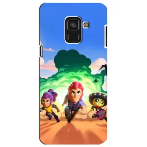 Чехол для Samsung A8 Plus,  A730F Бравл Старс (VPrint) (Бравел Старс)