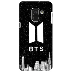 Чехлы BTS для Samsung A8 Plus,  A730F (AlphaPrint) (БТС Лого)